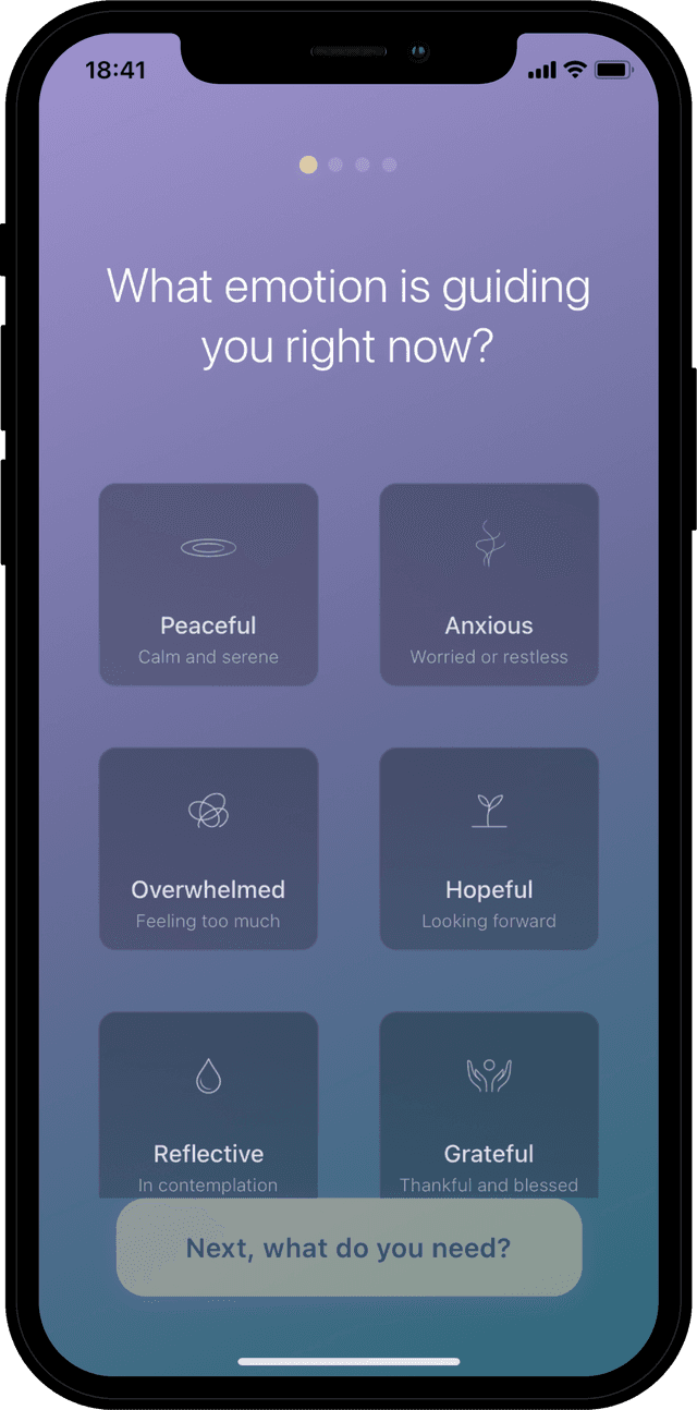 SoulPoem App iPhone Mockup