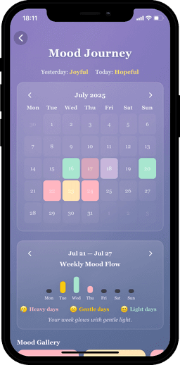 SoulPoem App iPhone Mockup Step 3